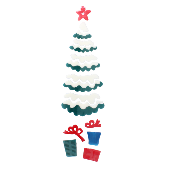 Vianočná nálepka na okno 15 x 55 CM MIX 4 vzory balenie=12ks *1917