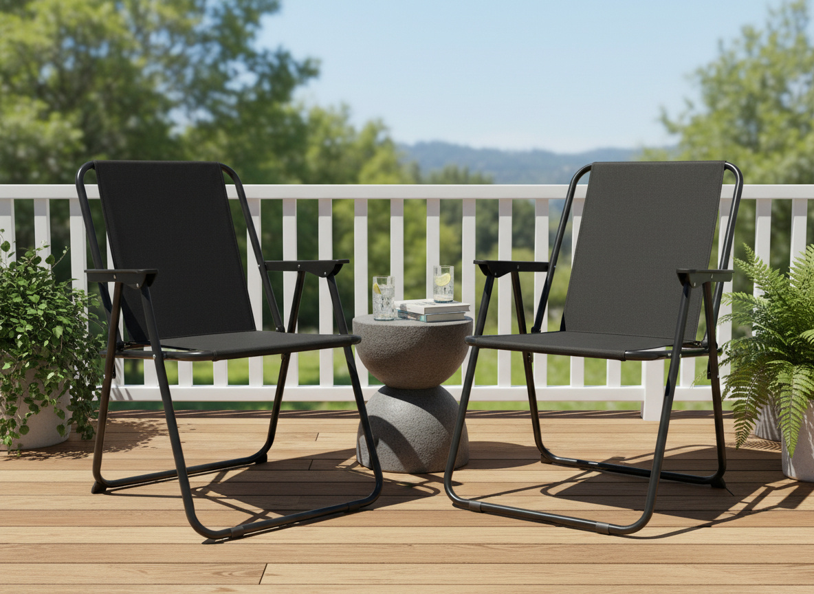 KRZESŁO OGRODOWE SKŁADANE CZARNE 53x59x76cm *9948 pol_pl_KRZESLO-OGRODOWE-SKLADANE-CZARNE-53x59x76cm-9948-136_5