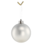 SET OF 12 BAUBLES 6 CM RED/GOLD/SILVER
