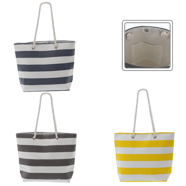 BEACH BAG STRIPES MIX COLORS