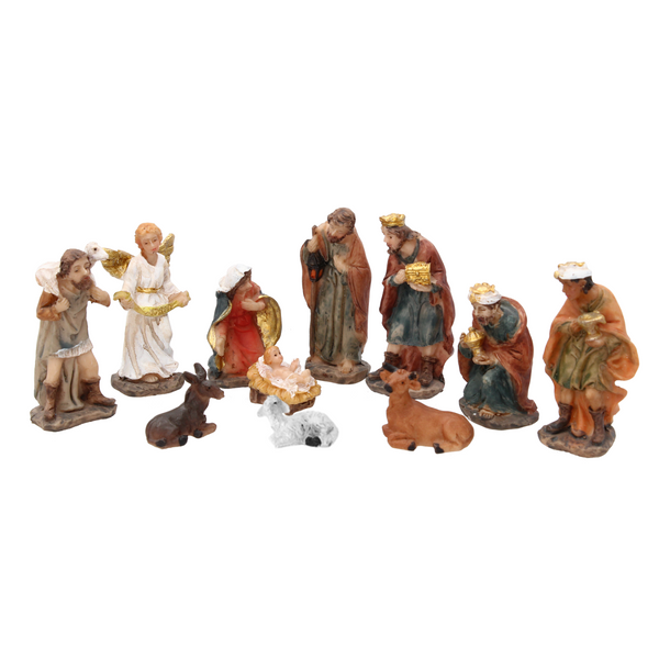 CHRISTMAS FIGURINES SET 11 PCS. 5,5 CM