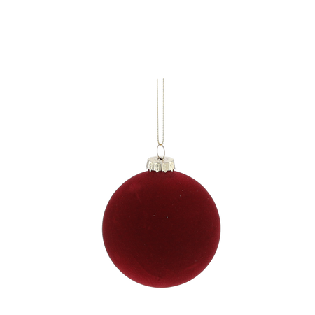 KPL. 7 DECORATIUNI DE CRACIUN DIN sticla BORDEAUX 29 x 29 x 9,6 CM *2133
