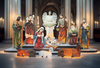 SET OF 11 CHRISTMAS FIGURES 120 CM RESIN ILLUMINATED
