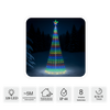 LED CONE CHRISTMAS TREE WITH STAR 1,8M 320L MULTICOLOR IP44
