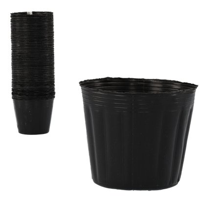 SET OF 100 POTS FOR PLANTING 7,5 X 6,7 CM PACK=10PL