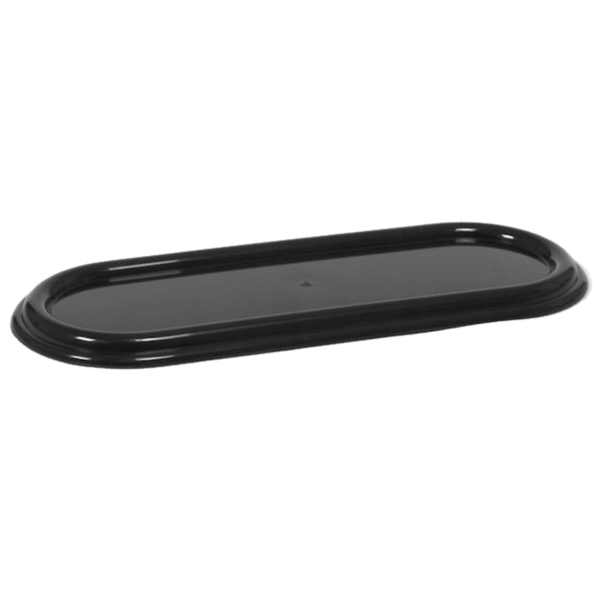 OVAL CANDLESTICK 44 CM BLACK