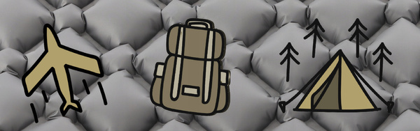 SALTEAZĂ TURISTICĂ POMPATĂ CU PERNĂ 190 x 56 x 5.5 CM 470 G GRI / VERDE *8946