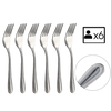 SET OF 6 PIECES OF CAKE FORKS NATALIA