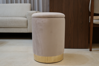 PUFA OKRĄGŁA 28 X 42 CM SZARA *4255