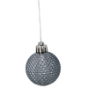 SET OF 31 BAUBLES 3-4.5 CM OLIVE/COPPER/GRAPHITE MIX DESIGNS