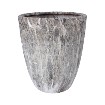 Vas ceramic pentru ghiveci 37 x 37 x 45,5 CM efect marmură *5535