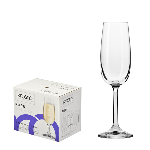 KPL.6 SZT KIELISZKÓW 170 ML  DO SZAMPANA PURE *8968*