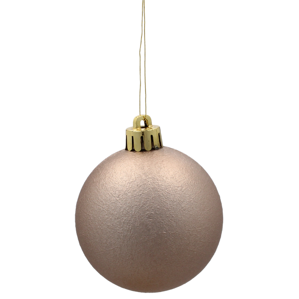 KPL. 9 BOMBEK 6 CM GRANÁTOVÝ / BEŽOVÉ ZLATO *3986