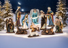 SET OF CHRISTMAS FIGURINES 11 PCS TO 110 CM