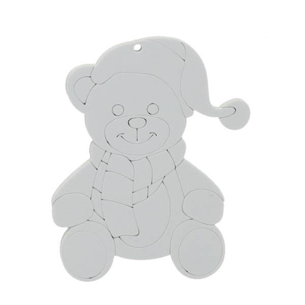 KPL. 3 OZDÔB VIANOC. NA ZAVESENIE "UROB SI SÁM" S 4 PERMANTNÝMI POPISOVAČMI SNEHULIAK/MEDVEĎ/MIKULÁŠ bal.=12ks *7120