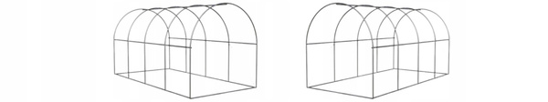 Garden tunnel rack 3-segment 4 x 2.5m