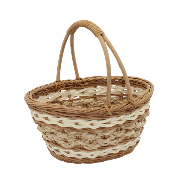 BASKET WITH HANDLE 26 X 20 11/25 CM