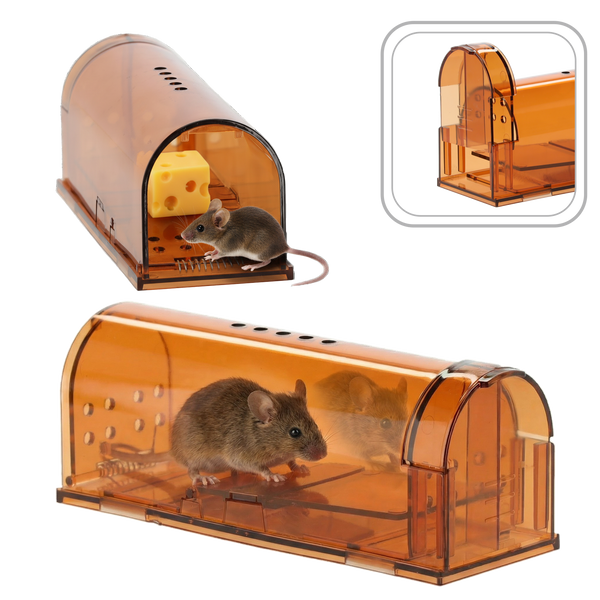 Mouse / Rat Trap – Live Catch Trap 17 x 6.2 x 6.4 CM pack=2pcs *4330