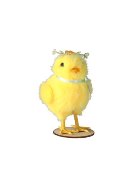 VELIKONOČNÍ OZDOBA - KOHOUTEK 4 x 5 x 7,5 CM MIX 2 BARVY bal=12ks *9175