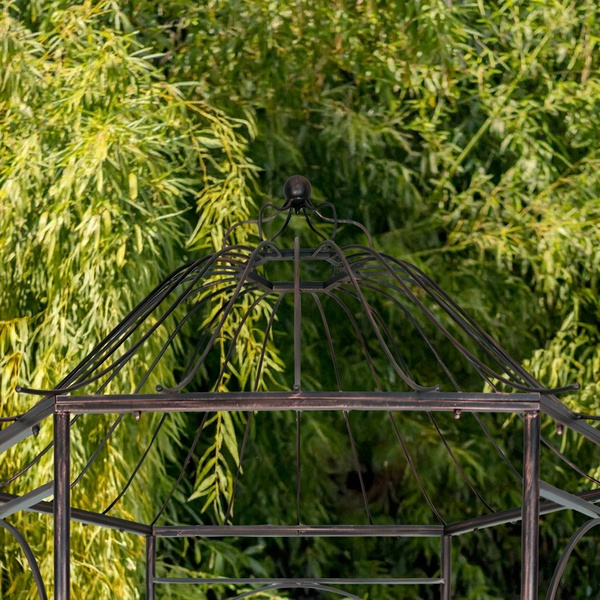 ALTANA OGRODOWA 180 x 156 x 275 CM ANTYCZNY BRĄZ *1425