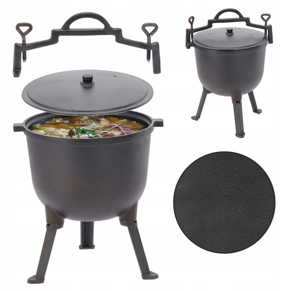 HUNTING CAST IRON POT 11L 30,5 X 22 CM *3727