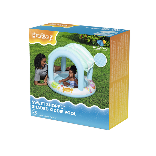 ?41" x H33"/?1.04m x H84cm Sweet Shoppe Shaded Kiddie Pool		
