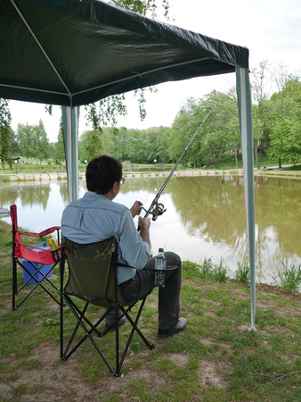 PAVILION TENT GRĂDINĂ VERDE 2,5 X 2,5 M  18/18/18mm  *5767