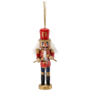SET OF 4 CHRISTMAS DECORATIONS WOODEN SOLDIER 12.5 CM