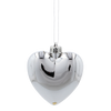 KPL. 6 BOMBEK SERCE 7 CM CZERWONY / ZŁOTY / SREBRNY *3795