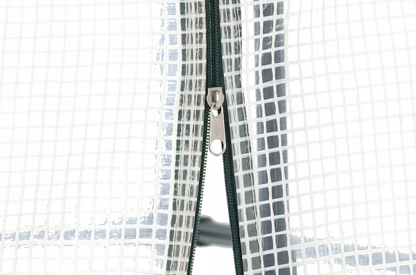 SZKLARNIA OGRODOWA Z PÓŁKAMI BIAŁA 140 x 140 x 200 CM