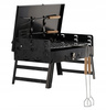 FOLDABLE TRAVEL GRILL SUITCASE WITH FORKS AND SHOVEL 44 X 23 X 48 CM