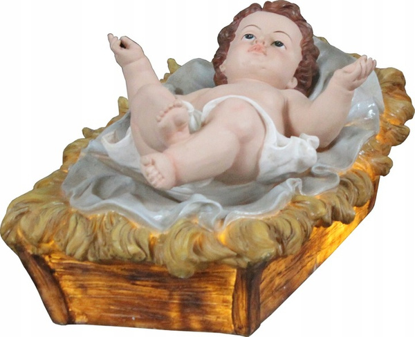 KPL. 3 FIGURIILOR ILUMINATE - SF. FAMILIE 150 CM MASĂ DIN RĂȘINĂ *0466