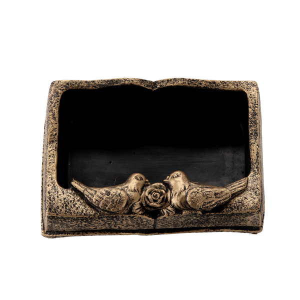 DONICZKA CMENTARNA CEMENTOWA - KSIĘGA ZŁOTA 24 X 16 X 8,5 CM *8912