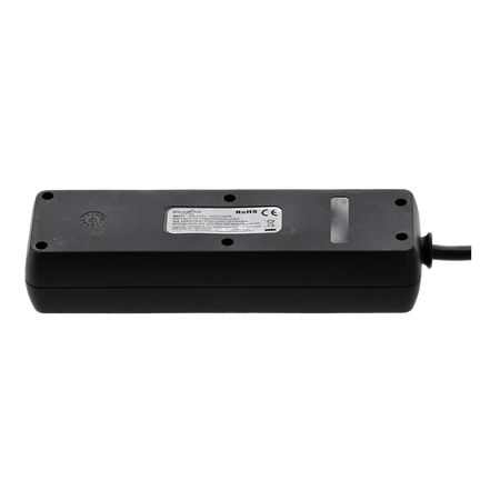 EXTENSION CORD POWER STRIP WITH SWITCH 3 SOCKETS 3M BLACK