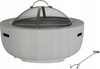 GARDEN FIREPLACE WITH COVER AND POKER 60 x 60 X 42 CM