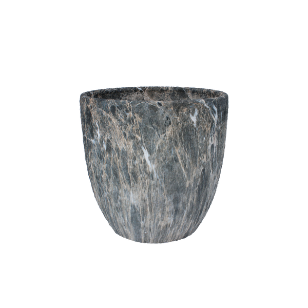 OSŁONKA CERAMICZNA NA DONICZKĘ 30,5 x 30,5 x 30,5 CM EFEKT MARMURU *5597