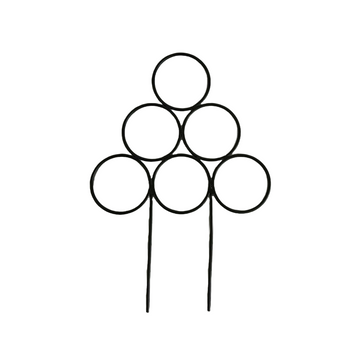 SUPORT PENTRU PLANTE DE GHIVECI 25 x 35 CM NEGRU *5016