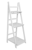 Bílý žebříkový regál se 3 policemi 42 x 39 x 109 cm *8416