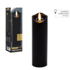 LED CANDLE BLACK 5 X 17,5 CM