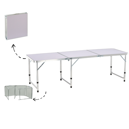 SKLADACÍ STOL TURISTICKÝ 180X60X70CM*8242