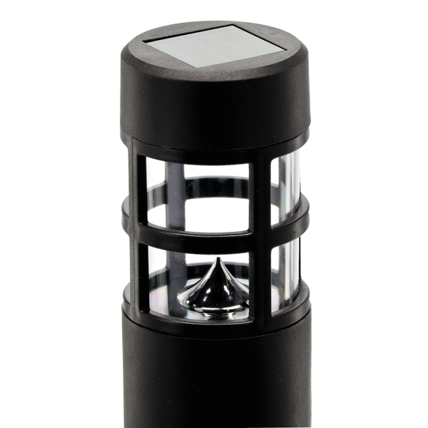 ASPEN SOLAR LAMP 7 x 7 x 38.5 CM BLACK COLD WHITE disp=12pcs