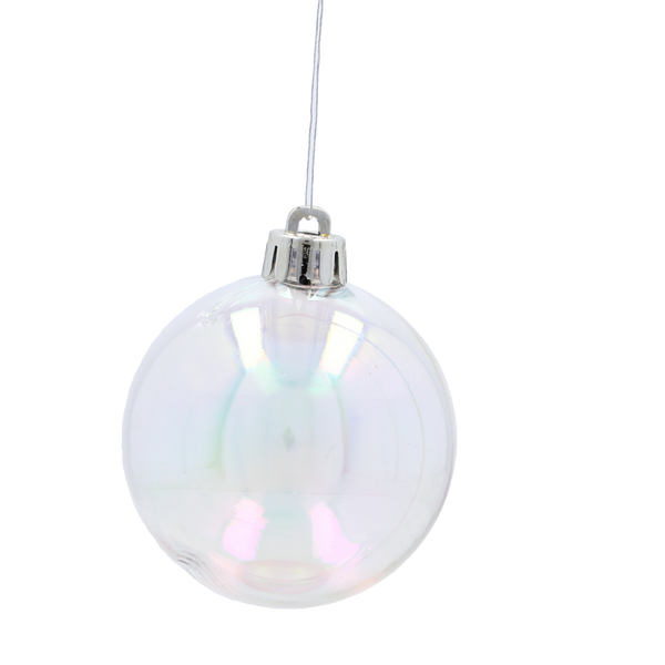 KPL. 16 BOMBEK 6 CM SILVER / WHITE *3726