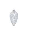 KPL. 4 OZDÓB VÁNOČNÍCH ŠIŠEK 8 CM ČERVENÁ/ZLATÁ/STŘÍBRNÁ *3188