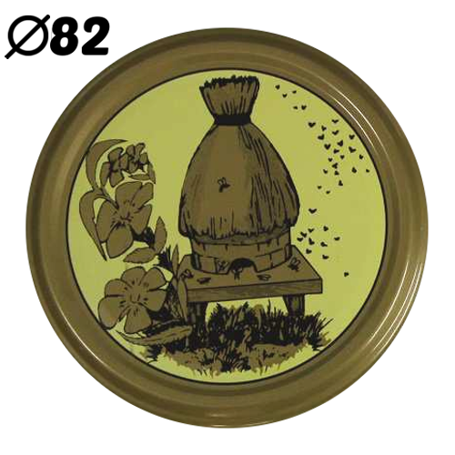 SET OF 10 LIDS DIA 82 6Z OLD COTTAGE