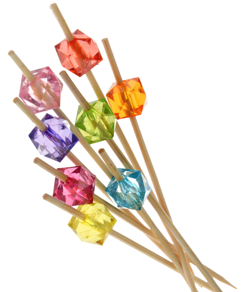 KPL.24 PINS FOR CANAPÉS WITH CRYSTALS 12 CM