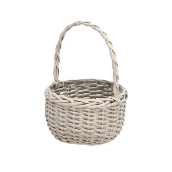 BASKET WITH HANDLE 22 X 22 X 12 CM