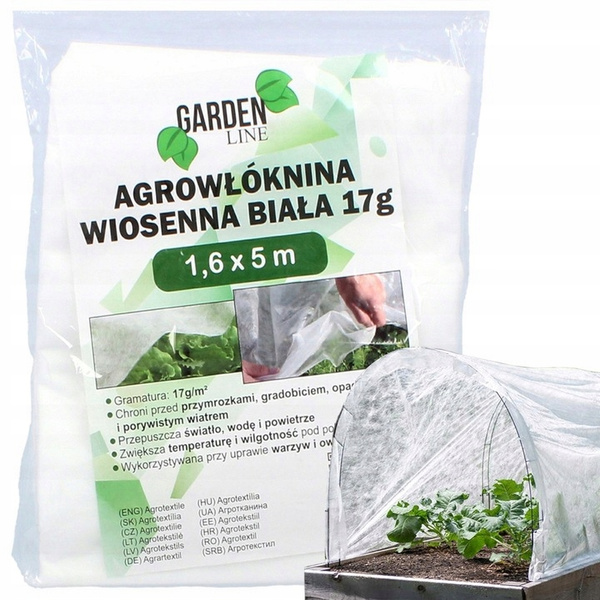 AGROWEEK 1.6 x 5 M PRIMĂVARA ALBĂ 17g *2067