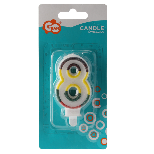 CANDLE "8" DIGIT 9062*