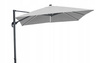 GARDEN UMBRELLA "ROMA" 3 X 4 M GRAY WITH COVER