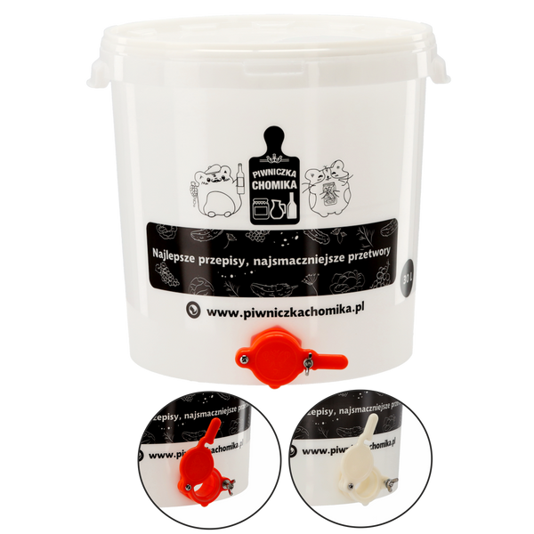 ODSTOJNIK DO MIODU 30 L Z ZAWOREM *8529